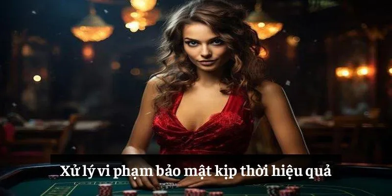 Xử lý vi phạm bảo mật kịp thời hiệu quả